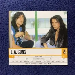 【新品】L.A. GUNS FM STATION カセットテープラベル 付録