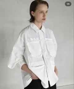 LA PEAU DE GEM light nylon shirt 長袖のサムネイル