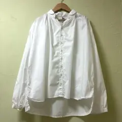 美品 Brocante ブロカント コットンシャツ 白