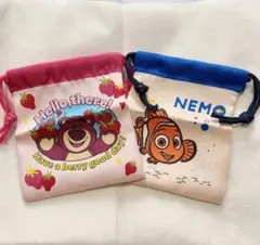 ディズニー ピクサー 巾着 2点セット ロッツォ ニモ