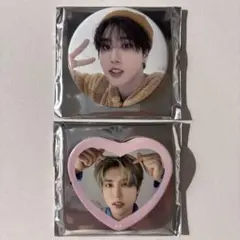 Straykids ハン 展示会 ランダム 缶バッチ 2種