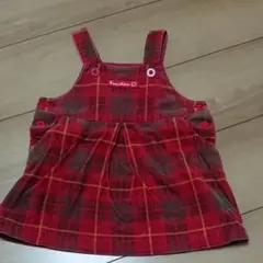 ファミリア デニム ジャンパースカート