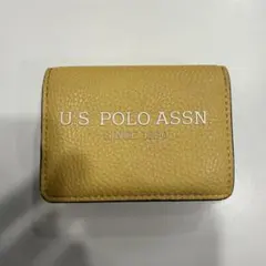 U.S. POLO ASSN. 三つ折り財布 イエロー