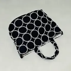 ミナペルホネン gem pochette ジェムポシェット ネイビー タンバリン