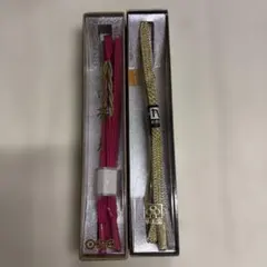 d438 ピンクと金色の伝統的帯締め