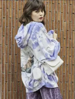 【新品未使用】完売品 jouetie男女兼用タイダイオーバーサイズスウェットのサムネイル