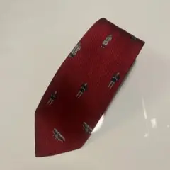 MICHIKO KOSHINO 赤 シルク ネクタイのサムネイル