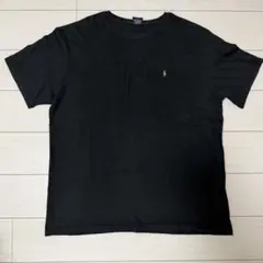 古着 90s Polo by Ralph Lauren ブラック Tシャツ XL