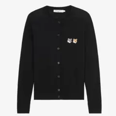 Maison kitsune ダブルフォックスヘッドパッチRネックカーディガンのサムネイル