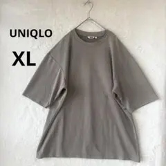 美品 UNIQLO XL メンズ クルーネックTシャツ ユニクロユー エアリズム