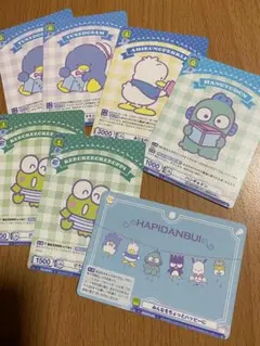 計7枚！けろけろけろっぴ+あひるのペックル+ハンギョドン+タキシードサム