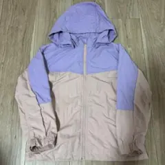 フード付きピンク紫ジャケット