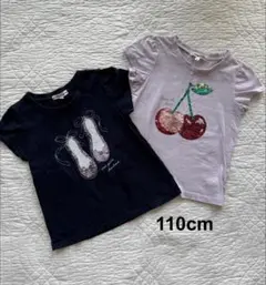 any FAM 訳アリ 2枚セット ミラクルスパンコール Tシャツ 110