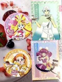 キュアアイドル ウララ マオコースター ポストカード4枚セット