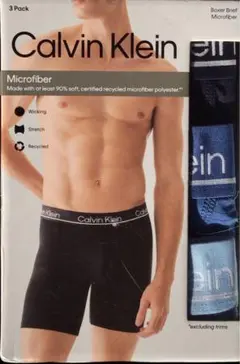 新品　Calvin Klein マイクロファイバー　ボクサーパンツ　3枚セット