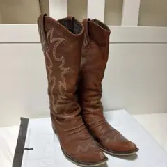 ブラウン ハーネス ウエスタンブーツ 26cm - メルカリ