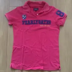 PEARLY GATES ピンク ポロシャツ 1