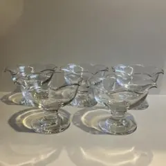 未使用　フリル　アイスクリーム.デザートカップ　5客