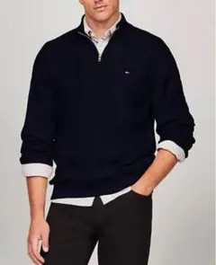 送料無料 新品 TOMMY HILFIGER ケーブルニットセーター XXL