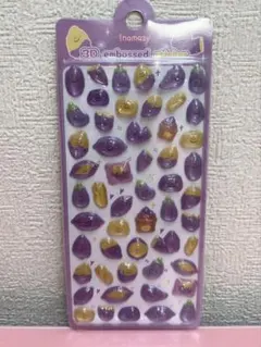 inamazy 3D embossed sticker ぷっくり シール