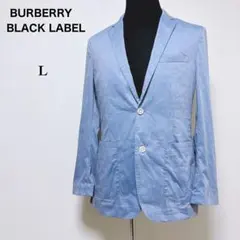 【バーバリーブラックレーベル】サマーテーラード シアサッカー ノバチェック L