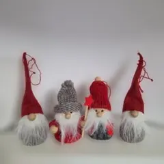 クリスマス オーナメント4体セット