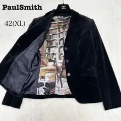 美品　Paul Smith テーラードジャケット ベロア 42(XL) 派手柄のサムネイル