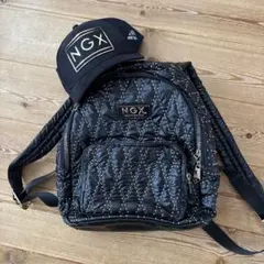 NGX キルティングリュックとキャップセット