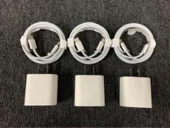 iPhone15,15Pro用高速充電器1mタイプC-Cケーブル付3セットa08