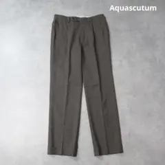 Aquascutum / 梳毛 スラックス パンツ ストレート トラウザーのサムネイル