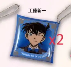 名探偵コナンプラザ ミニクリアポーチ 工藤新一 2点セット