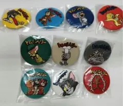 【お正月特別価格】トムとジェリー　刺繍缶バッジ　シークレット　コンプリート
