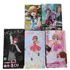 美少女フィギュア まとめ売り5個 廣井きくり 藤原妹紅 ぬースト 鹿乃子のこ 等