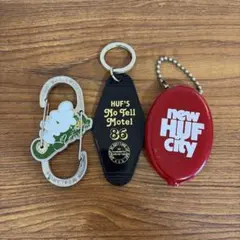 HUF キーホルダー・キーリング 3個セットのサムネイル