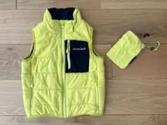 モンベル ダウンベスト リバーシブル 100サイズ