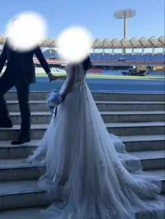 ウエディングドレス 大きめ