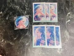 プロセカ　グリッター缶バッジ 42c エピカ 21B日野森雫