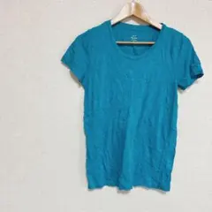 ジェイクルー クルーネック 半袖 Tシャツ 無地 M 青緑 綿 カジュアル 夏服のサムネイル
