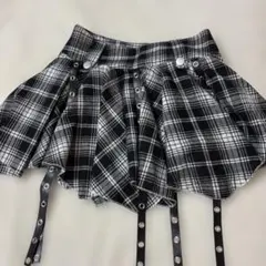 DimMoire】ベルトプリーツミニスカート(チェック) - メルカリ