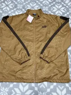 PUMA ブラウン ジップアップウィンドブレーカー