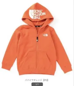 THE NORTH FACE パーカー パパイヤオレンジ