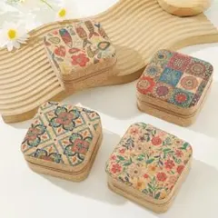 気分も上がる❤ジュエリー収納ボックス アクセサリー収納 ソフトウッド エスニック