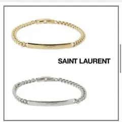 SAINT LAURENT ゴールド チェーンブレスレット メンズのサムネイル