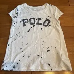 POLO スプラッター柄 Tシャツ M(8-10) 140