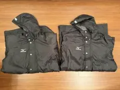 【2着セット】【美品】Mizuno ベンチコート ブラック