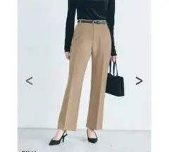 HARUKA DESIGN ストレートスラックス チャイ