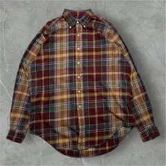 90s ラルフローレン ビンテージ ネルシャツ L チェック カナダ製 6029