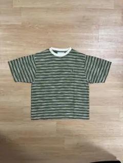 whimsy SLUB KNIT BORDER TEE サイズLのサムネイル