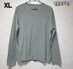 グレー 長袖カットソー XL