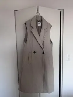 ［ZARA］（美品）ベスト コート ベージュ